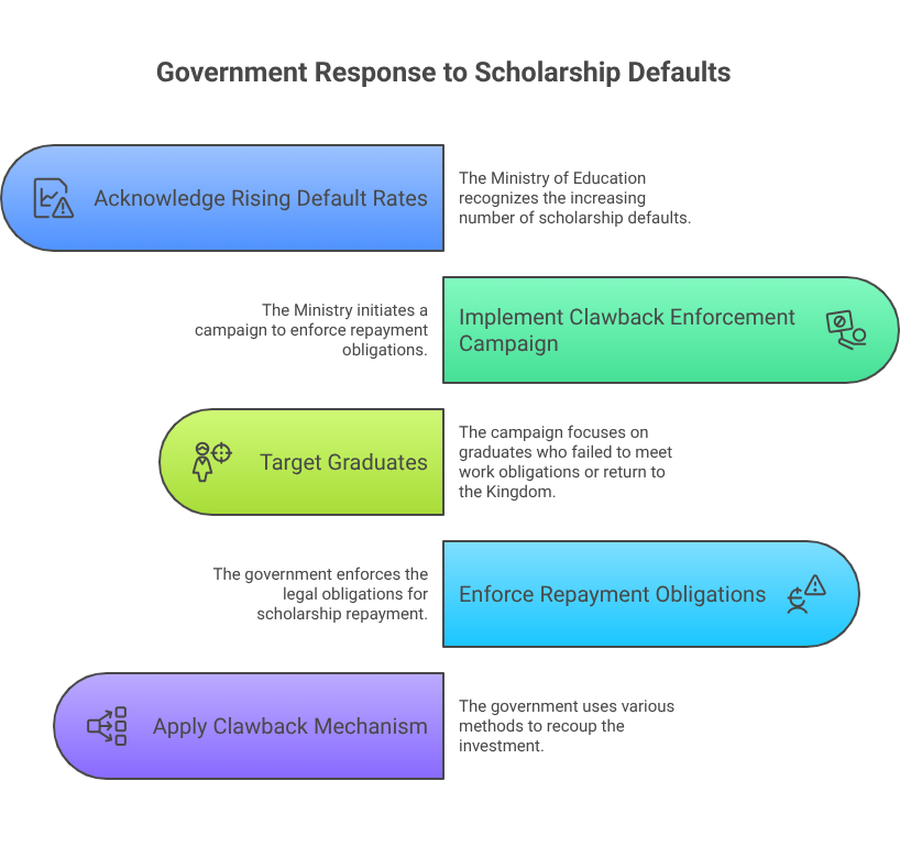 Government Response to Scholarship Defaults