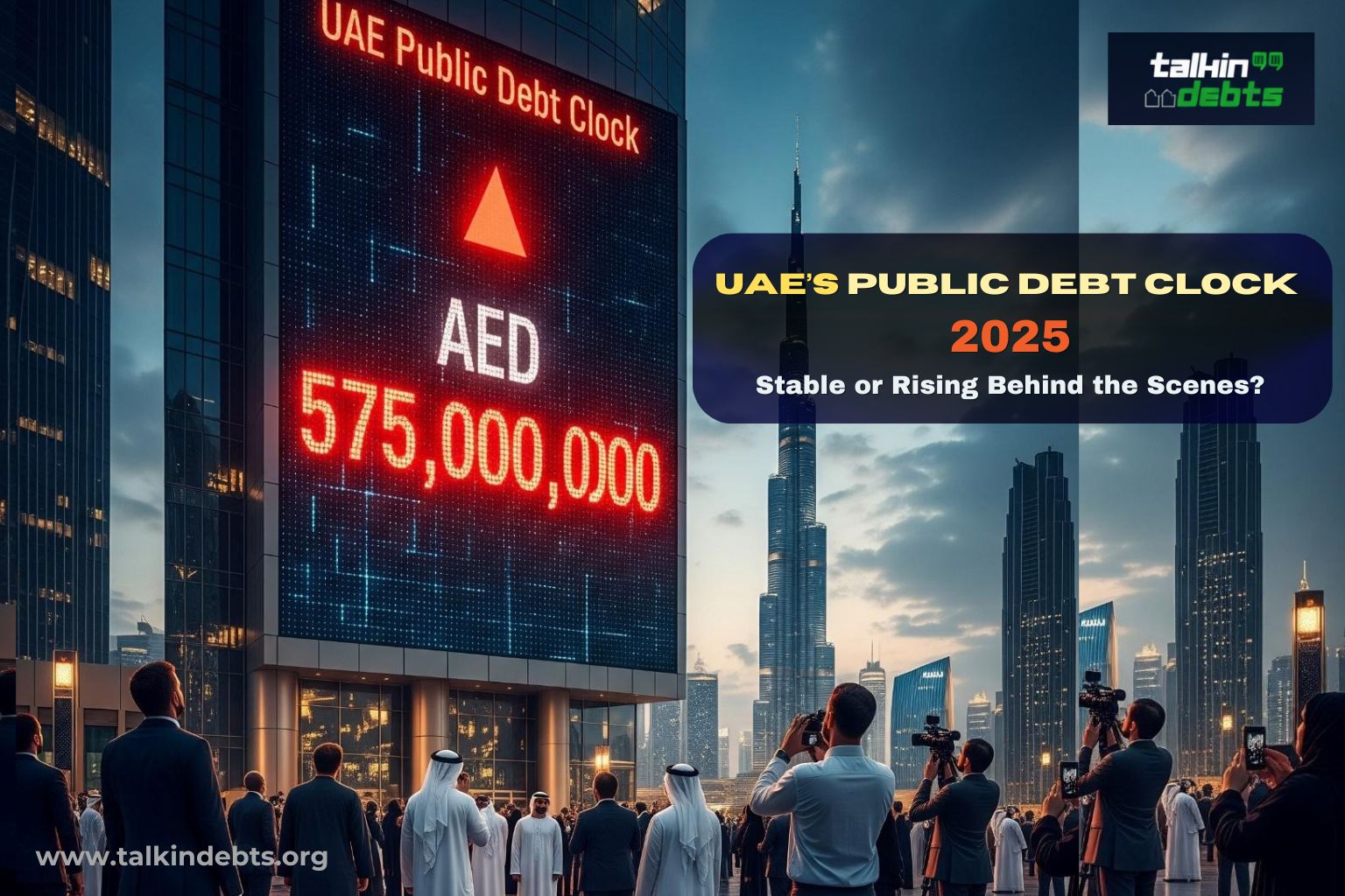 Banner image - UAE Public Debt Clock 2025