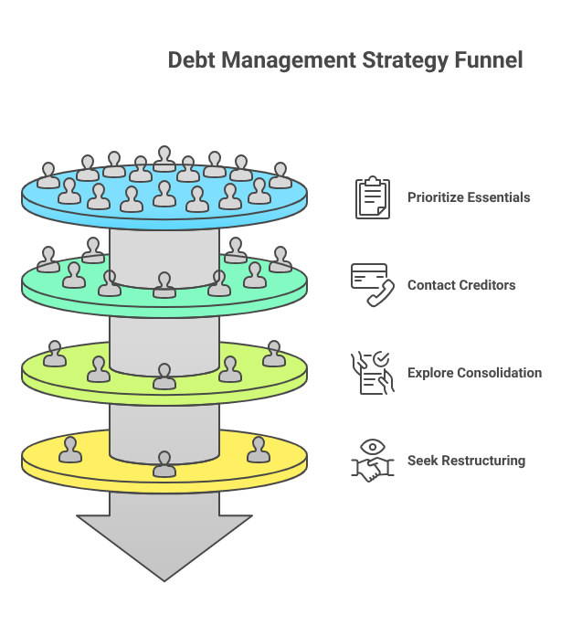 Debt Management Strategy Funnel