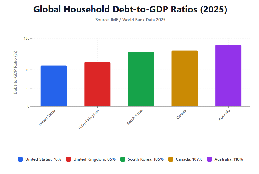Global Debt Industry Insights Hub Global Household Debt-to-GDP (2025) ratio