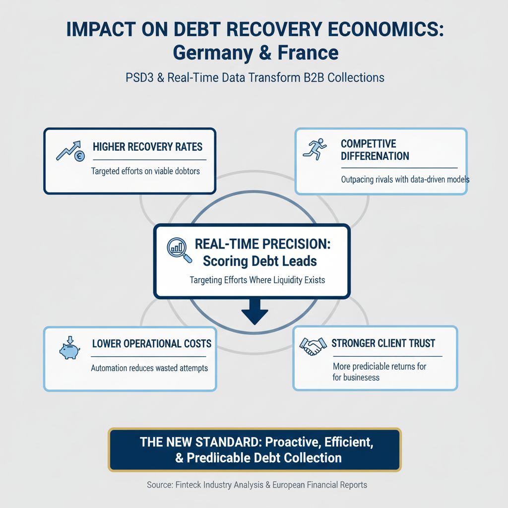 PSD3’s Open Banking Rules: Game-Changer for B2B Debt Lead Scoring in Germany and France IMPACT ON DEBT RECOVERY ECONOMICS - Germany & France