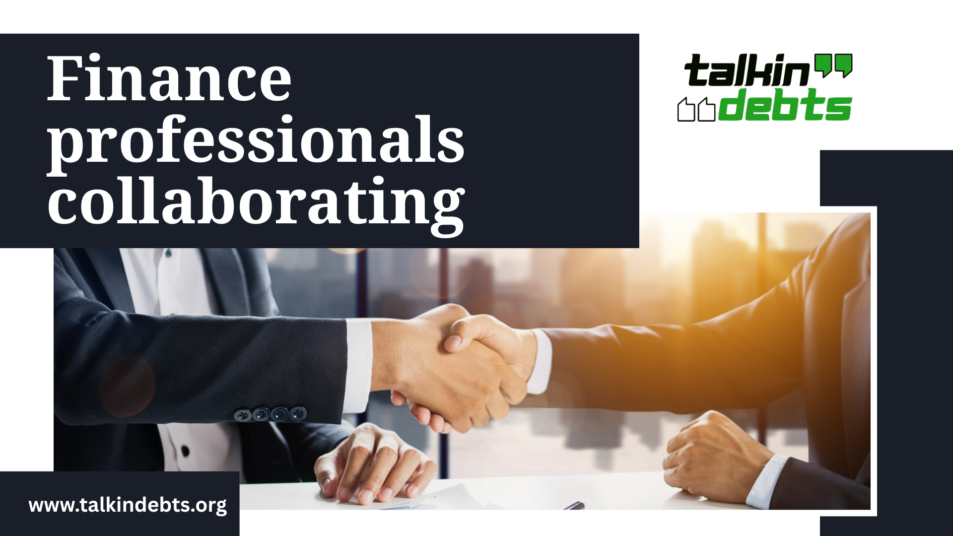 About Us Finance professionals collaborating at TalkinDebts.org