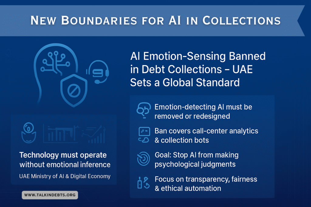 UAE’s New AI Ethics Law: Collections Bots Face Voice Stress Analysis Bans — Compliance Fallout Forces 80% Agent Retraining New Boundaries for AI in Collections