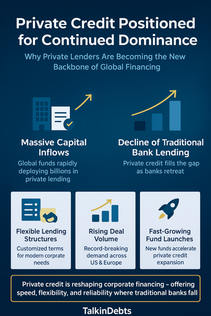 Private Credit Funds Expand Rapidly Across Europe and the US Private Credit Positioned for Continued Dominance