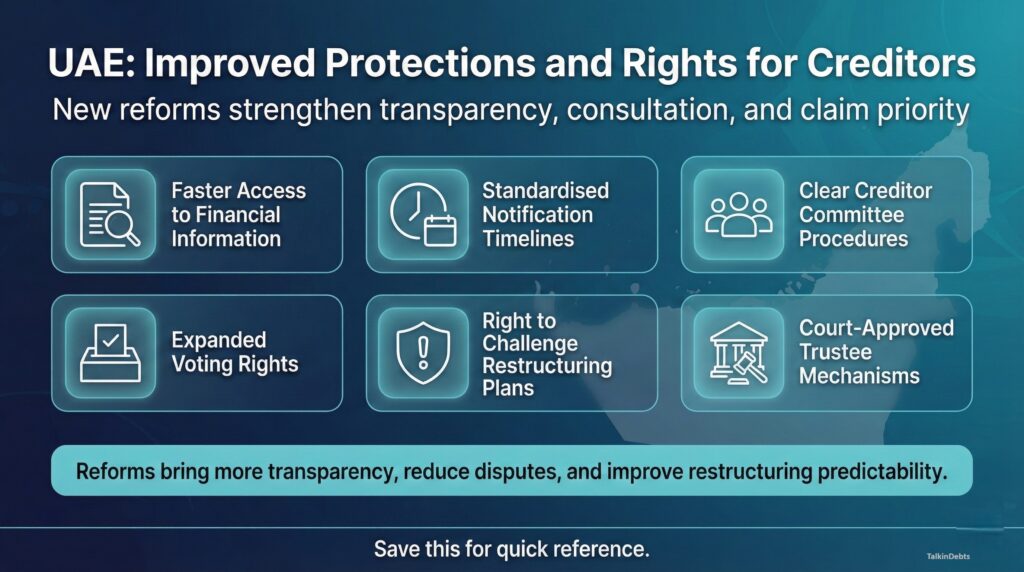 UAE’s New Insolvency and Bankruptcy Framework to Boost Corporate Transparency UAE Improved Protections and Rights for Creditors