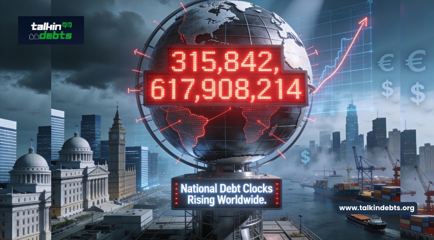 Banner Image - Global Debt Clock Signals Rising
