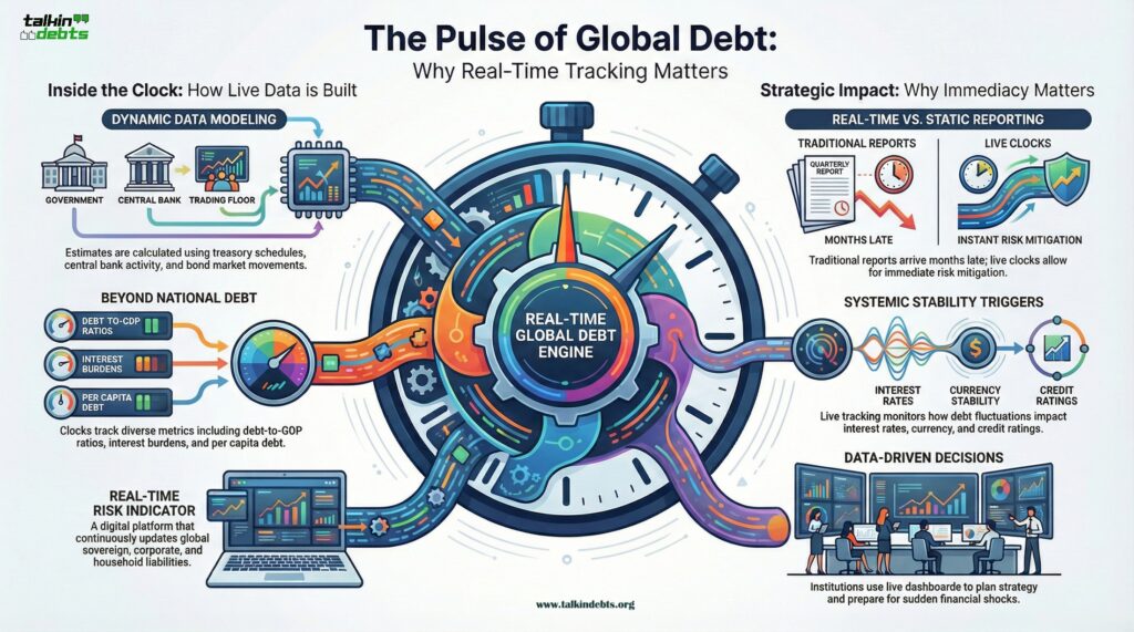 Global Debt Clocks Explained: How Institutions Use Real-Time Debt Data for Risk Planning Global Debt Real-Time Tracking