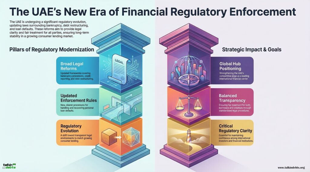 UAE Updates Enforcement Rules for Personal Loan Defaults: What Creditors Need to Know UAE Financial Regulatory Modernization