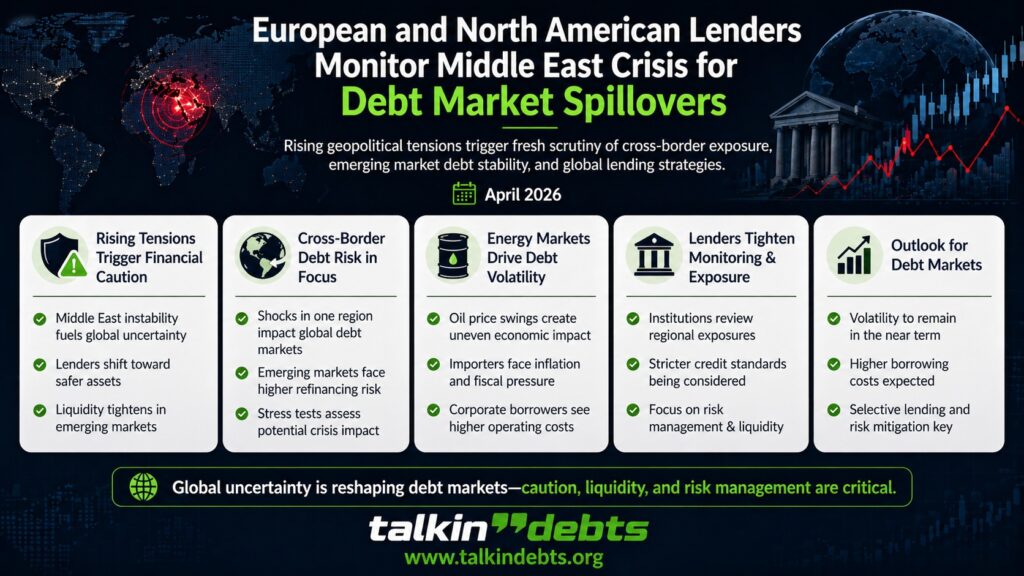European and North American Lenders Monitor Middle East Crisis for Debt Market Spillovers Global lenders monitor Middle East risks