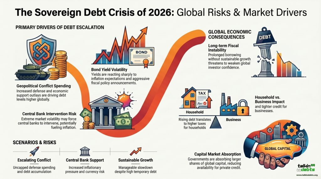 Global Debt Levels Surge as Governments Increase Borrowing Amid Ongoing Middle East Conflict 2026 Sovereign Debt Crisis Analysis