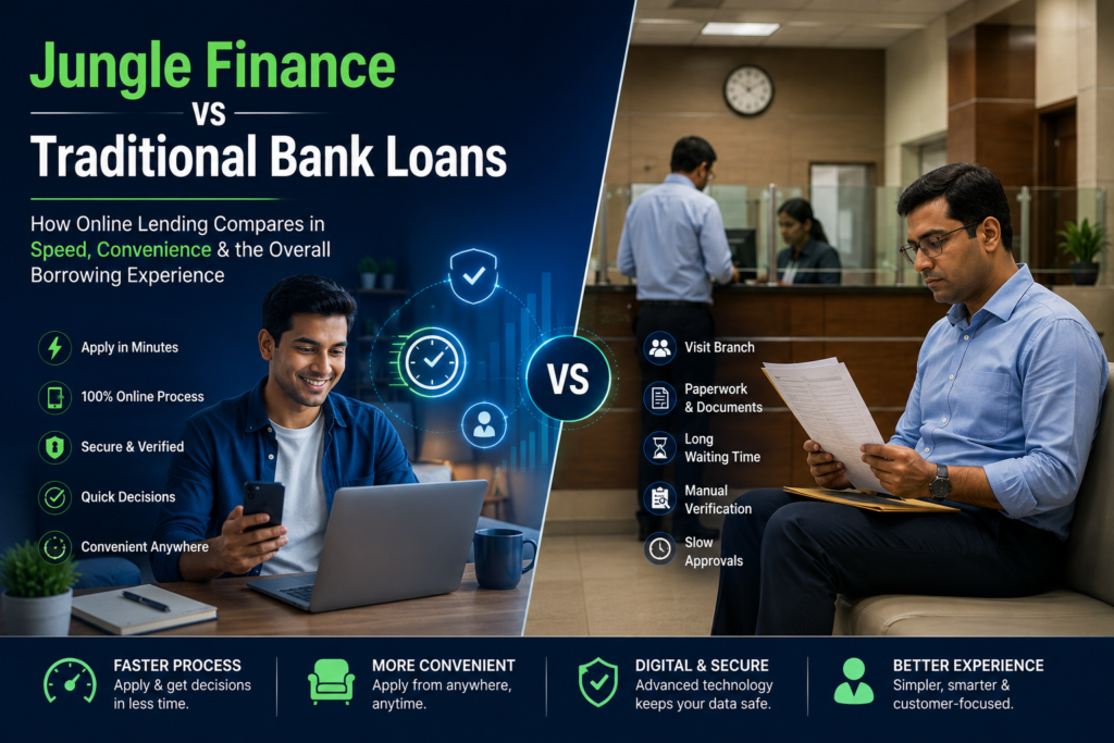 Jungle Finance Review: Fast Approval Loans Explained Jungle Finance vs Traditional Bank Loans